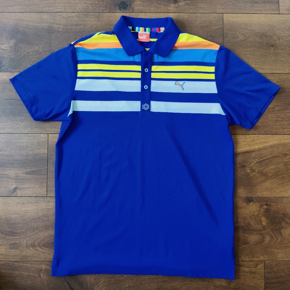 PUMA Men's USP Dry Cell Collared Golf Shirt
